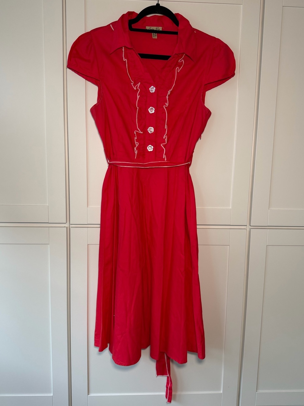 Lindy Bop Vintage Retro Floral Rockabilly Midi Dress Cotton Y2K Twee Eclectic